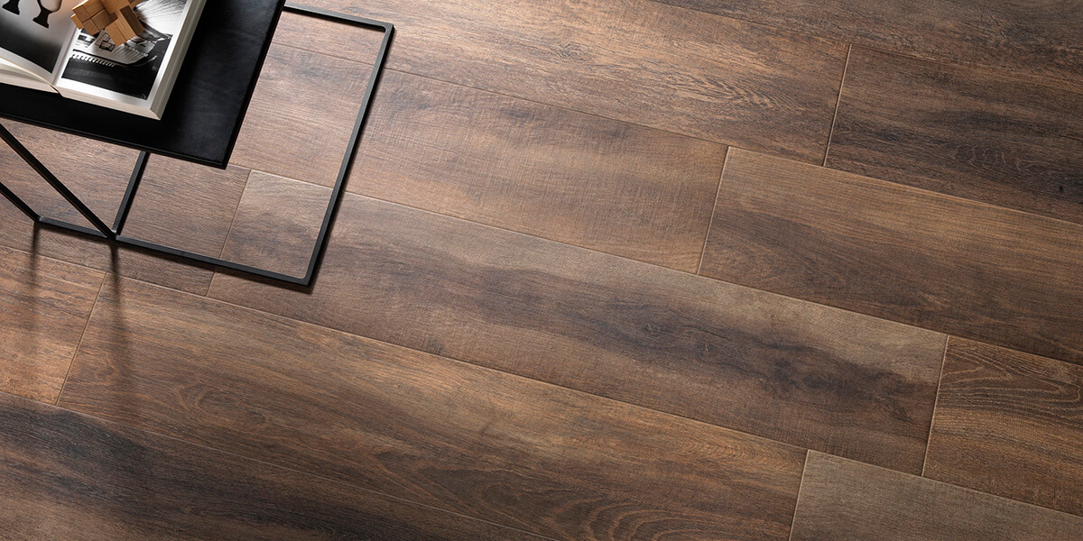 Wood Look Plank Glazed Porcelain Tile Greenwood Bruno | Rondine