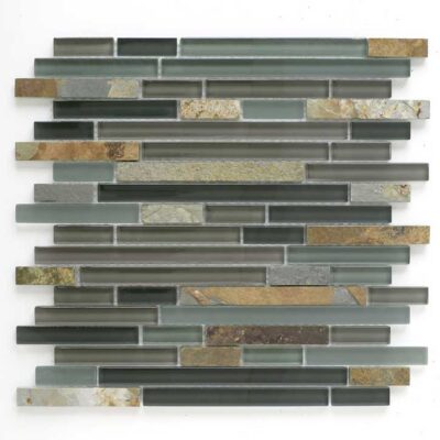 Pietra Cristal Multicolor Linear Mosaic