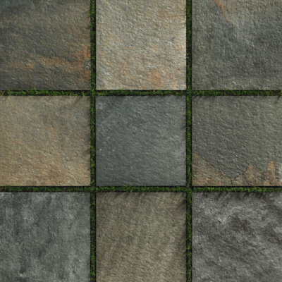 2CM Porcelain Paver - Multicolor 24x24