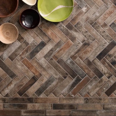 Renewing the tactile charm of handmade products, Terra Nuove breathes new life into the time honored craft. Utilizing cutting edge technology classic terra cotta tile is reborn in into ultra-durable porcelain tile that is both beautiful and practical. Creating a modern-classic aesthetic perfect for residential and commercial floors.