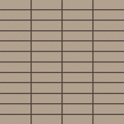 Unicolor Taupe 1x3 Mosaic - Matte