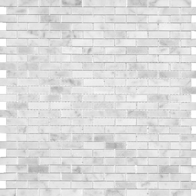 0,4x1,2 Brick Mosaic Polished GMBCARRAR0,4X1,2