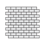 1x2 brick Mosaic by . 