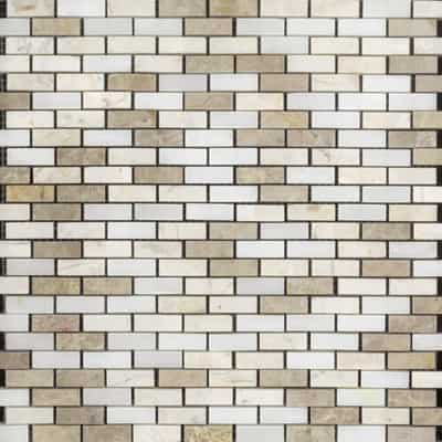 0.4x1.2 Light Blend Brick Mosaic