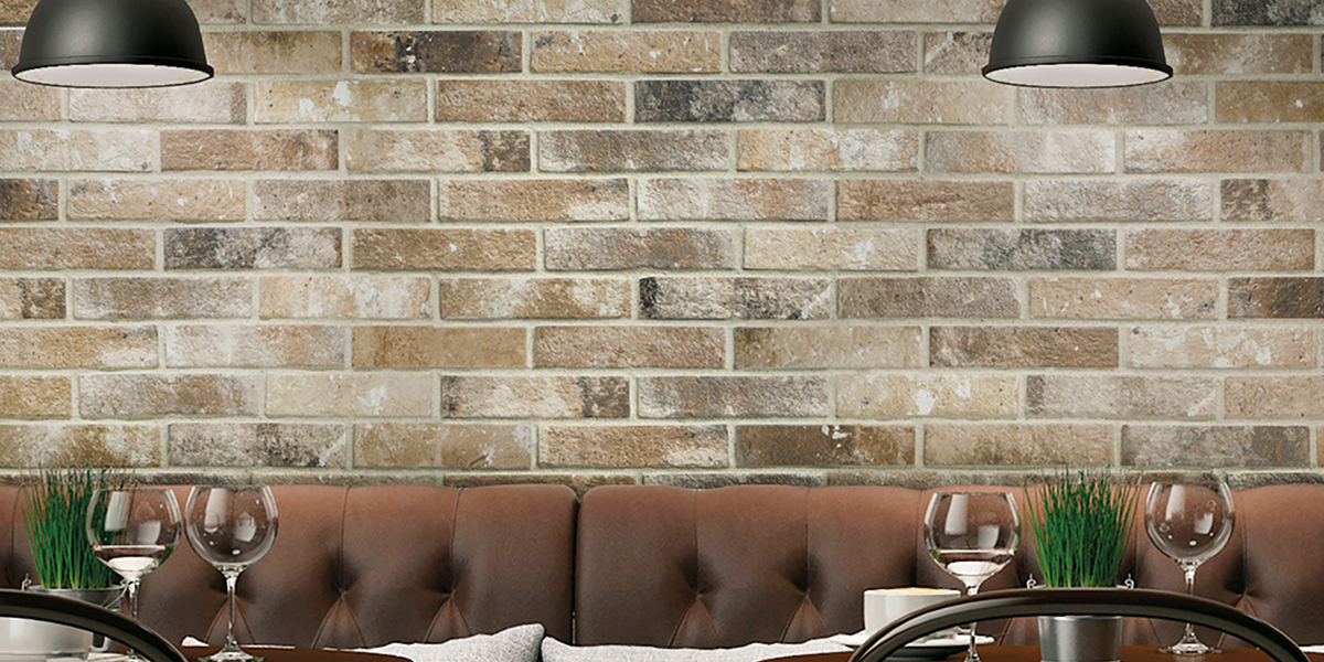 Glazed Porcelain Tile London Brick | Olympia Tile & Stone Beige