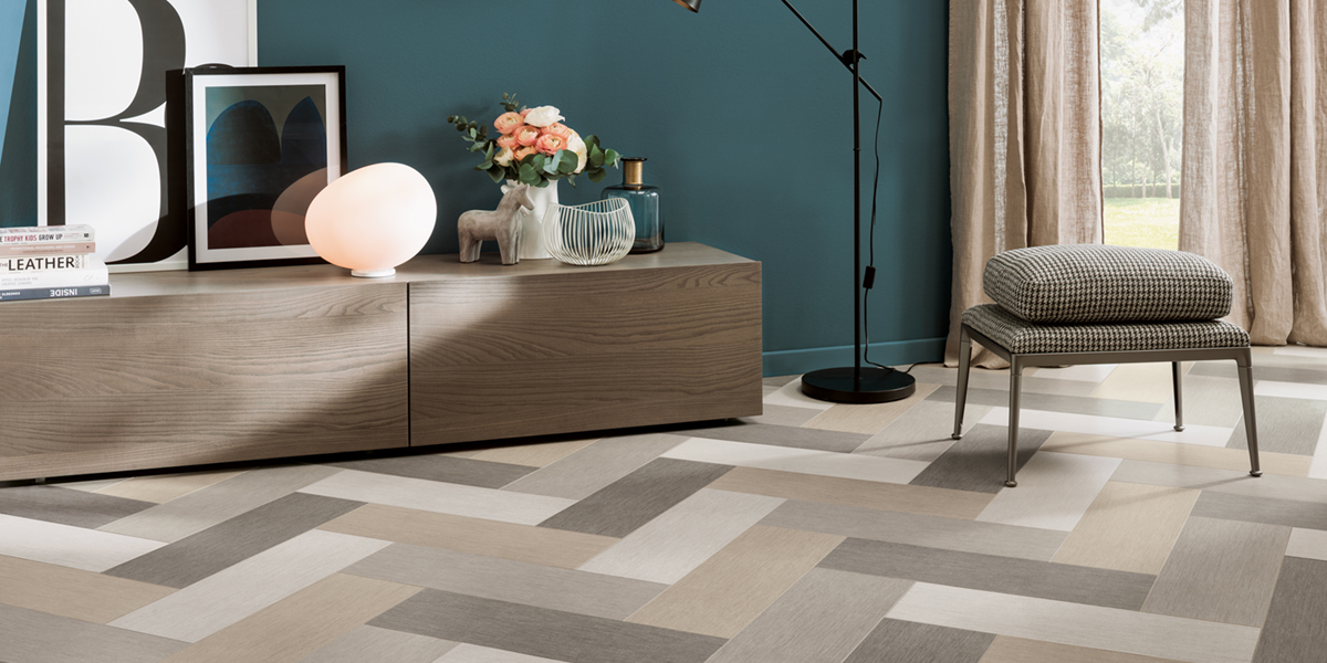 Panaria Craft porcelain floor tile fabric texture