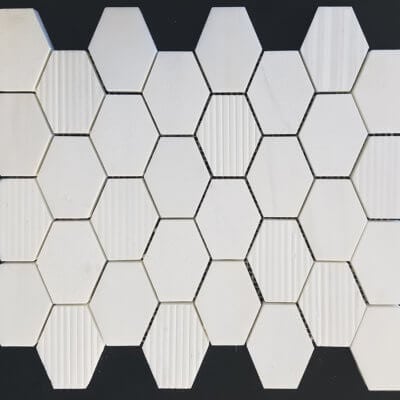 Textured Picket (Elongated Hexagon)