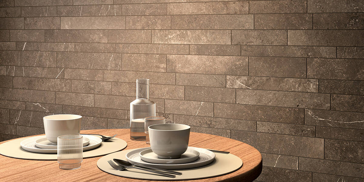 connect glazed porcelain tile forth muretto mosaic floor wall | panaria
