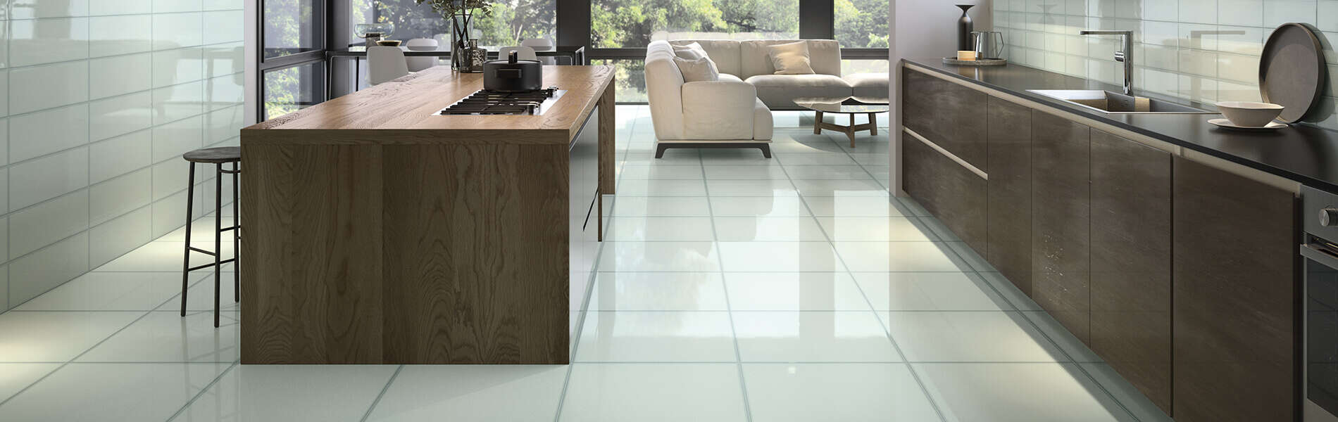 vetri refin porcelain glass look tile