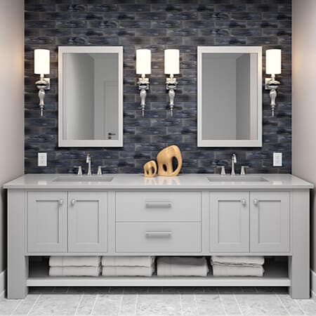 Anthology Mystic Glass Mosaic Horizon 3x12 | Kate-Lo Tile & Stone