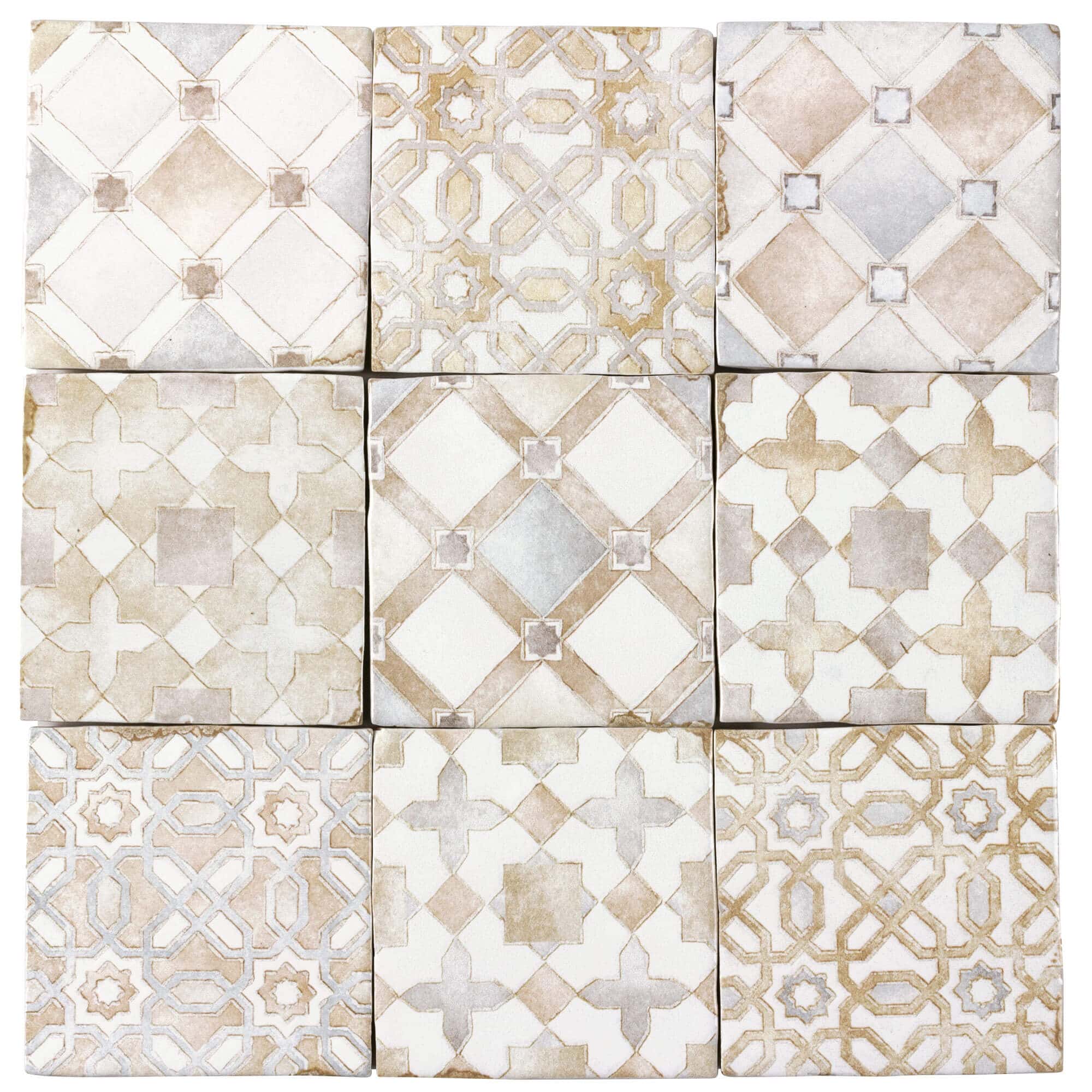 Moroccan Mix Ceramic Anthology Tile Moroccan Habitat