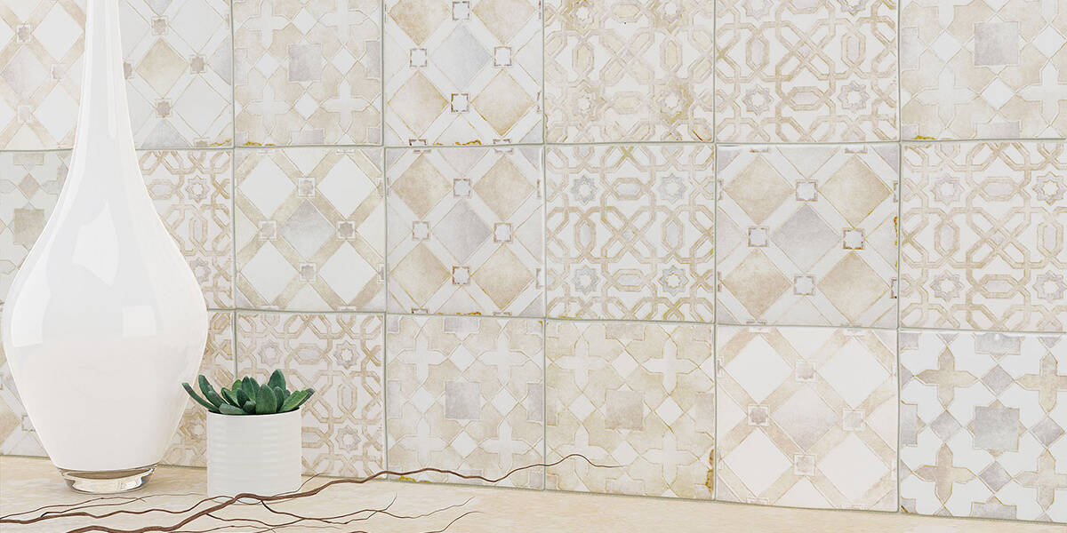 Moroccan Mix Ceramic Wall Tile Anthology Moroccan Habitat