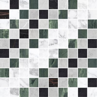 Byron Intarsio B-LIGHT1x1 Mosaic Color Base Porcelain Colli Tile