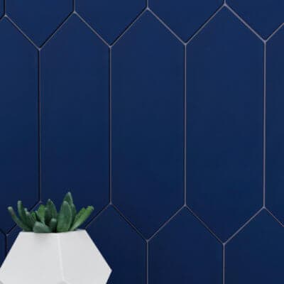 blue picket ceramic wall tile anthology
