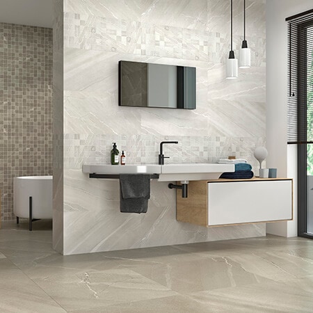 BURLINGSTONE BONE TAUPE porcelain floor & wall tile