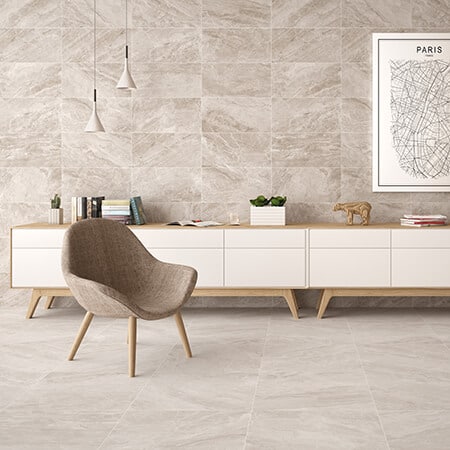 stone look porcelain tile