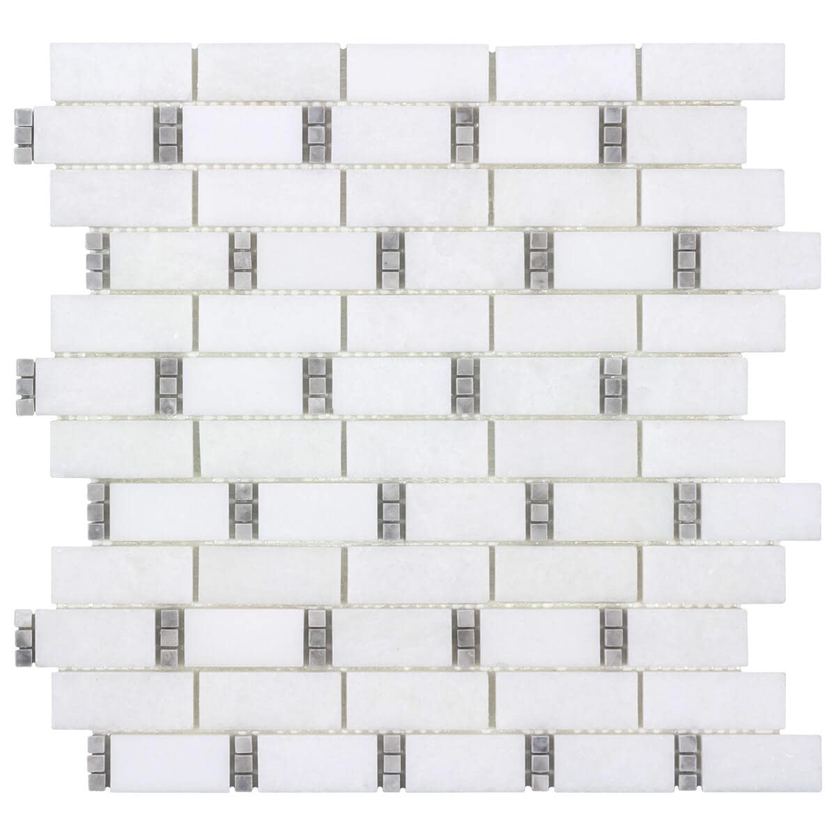 Domino stone pattern mosaic tile