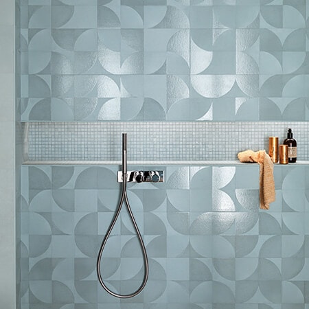 mat&more glazed fabric look wall tile