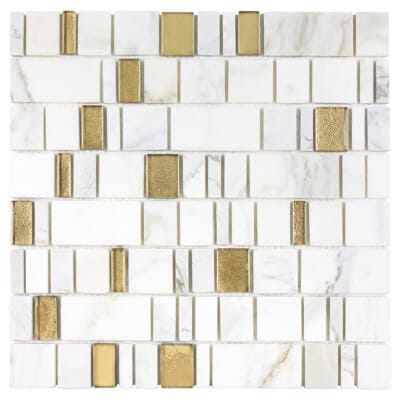 bravado gold mosaic tile dazzle