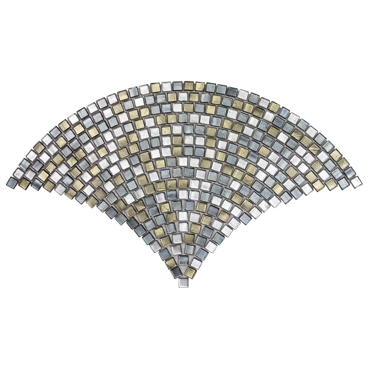 geometric backsplash glass mosaic