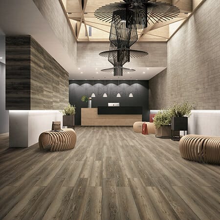 chimewood spc vinyl flooring brown | kate-lo tile & stone