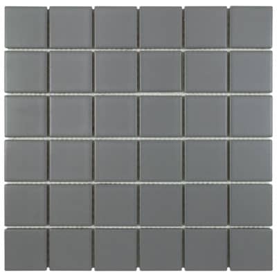 Grey Matte 2x2 Mosaic