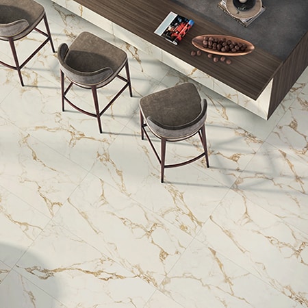 marble effect porcelain tile calacatta