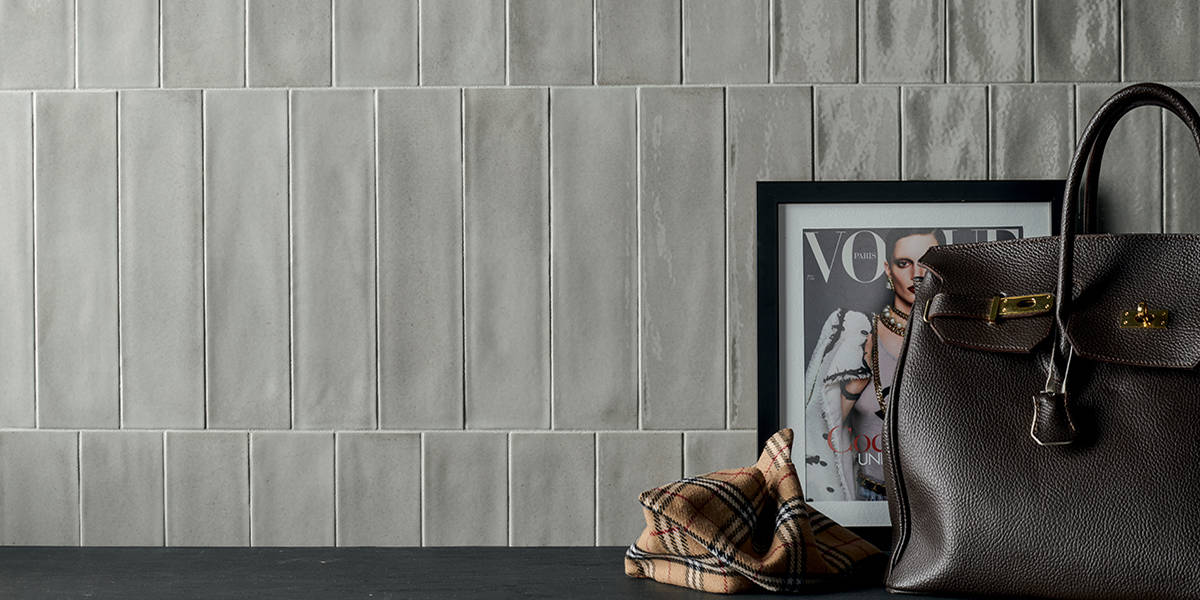 undulated wavy porcelain wall tile multiforme