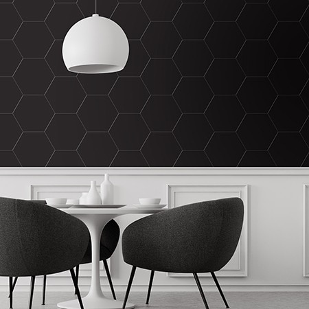 10" hexagon porcelain tile | apini olympia tile