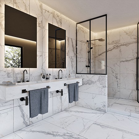 Ibiza marble porcelain tile roca