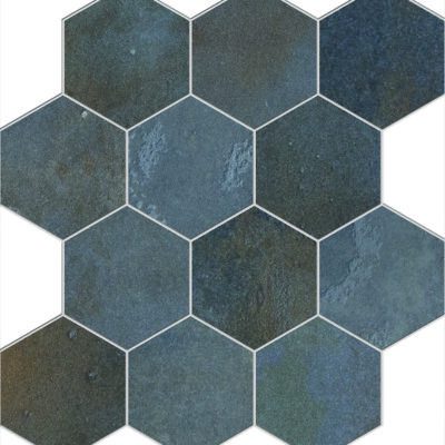 Blue Lagoon - Hex Mosaic