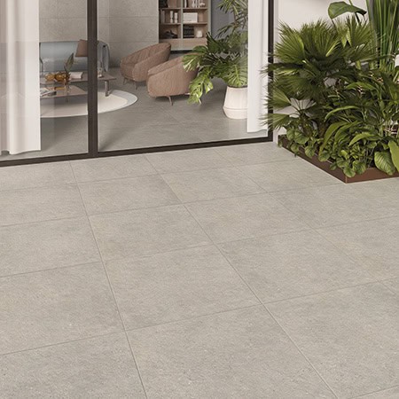 District_silver_MATTE COLOR BASE PORCELAIN TILE 450X450