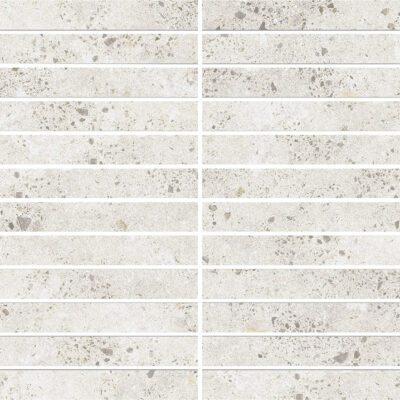 White 1x6 Stripe Mosaic