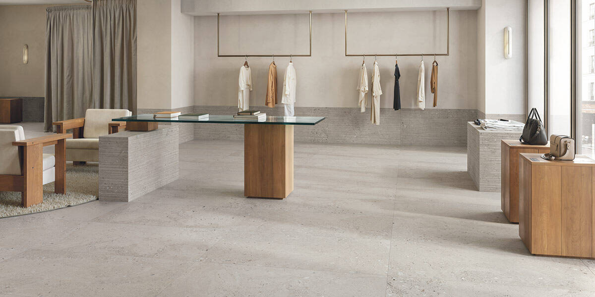 Ergon USA Shellstone Dining Room Grey Porcelain