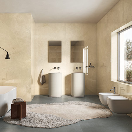 Calcis-Limestone-Porcelain-Tile-Olympia-24x48-Bathroom