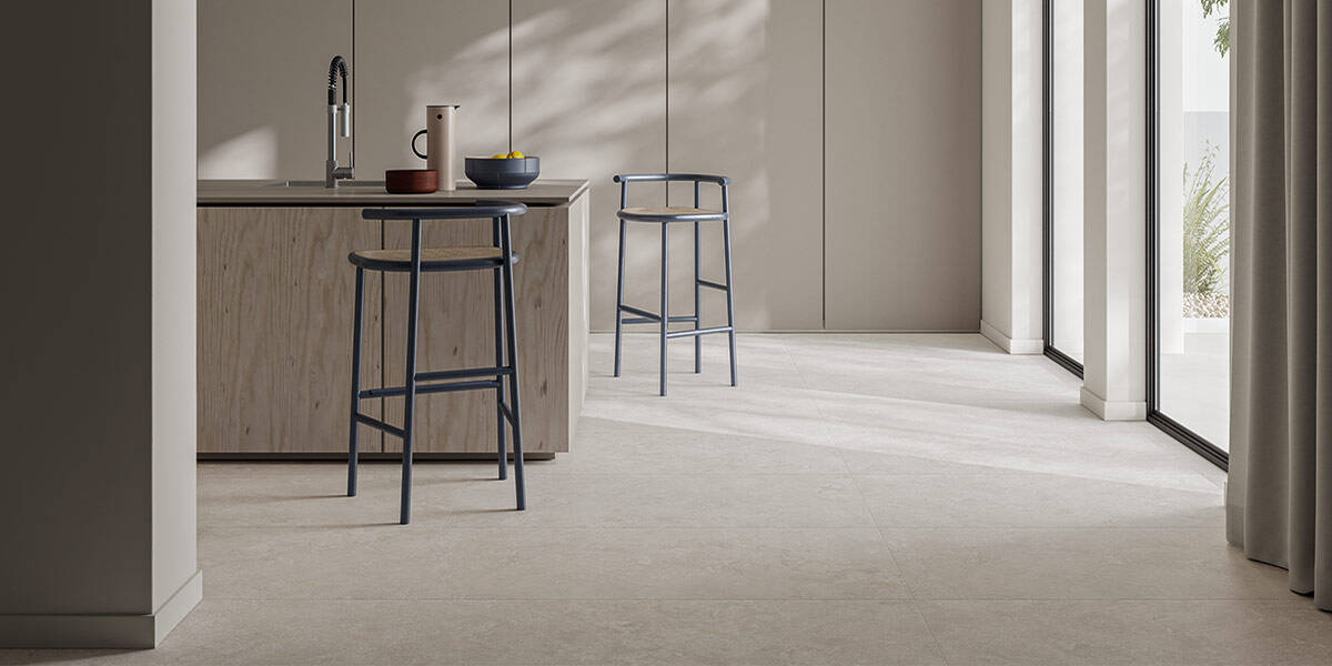 York-White-Stone-Effect-Porcelain-Tile-Olympia-Kitchen