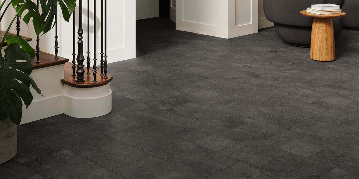 Stone-Inspired Porcelain Tile Lunaris Brown 12x24 Matte