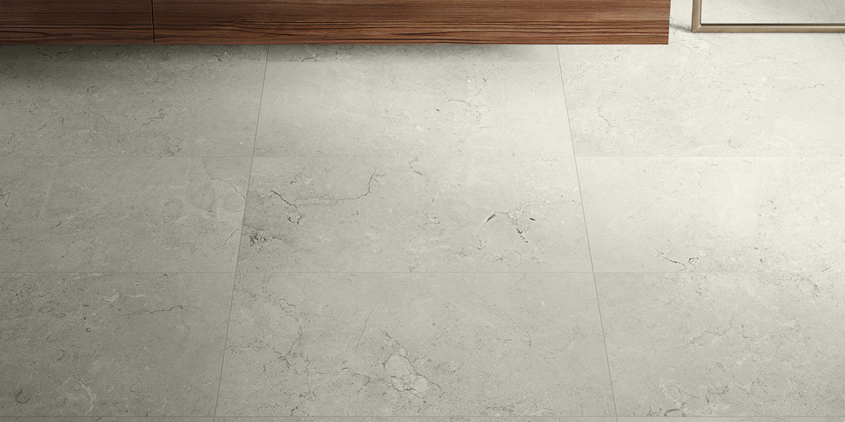 Stone-Inspired Porcelain Tile Lunaris Ivory 12x24 Matte