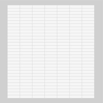 White (1x4 Stacked Mix Mosaic)